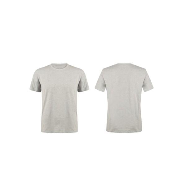 Round Neck Grey T-shirt 100% Cotton Premium Quality | Delhi Digital Print