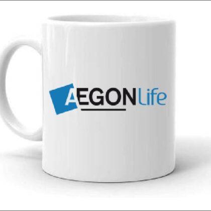 Ceramic Coffee Mug Printed Design Aegon Life Insurance